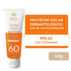 Protetor solar Darrow Actine FPS60 Color 40g