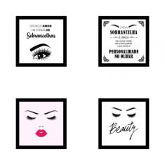 Kit Quadros Decorativos Em Mdf Designer De Sobrancelhas 24 - New Decor