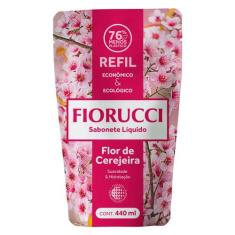 Sabonete Líquido Refil Flor Cerejeira Fiorucci, 440ml