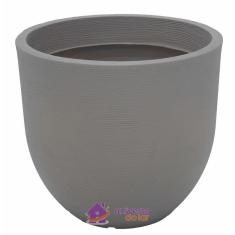 Vaso Laos Tramontina Basic Em Polietileno Concreto 45 Cm Tramontina