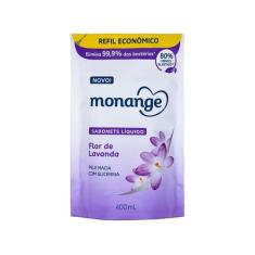 Sabonete Líquido Monange Flores de Lavanda Refil 400ml, Lavanda