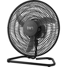 Ventilador de Mesa Oscilante 50 cm PP Bivolt Preto - CASAH, Bivolt