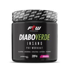 Pré Treino Diabo Verde Insano 300g Energético Ftw Workout