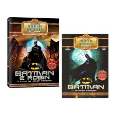 Kit box slim batman coleção super heróis do cinema - ed. colecionador