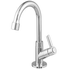 Torneira Lavatório Banheiro Bica Móvel Abs 1095 C-72 ¼ Volta Cor:Cromado