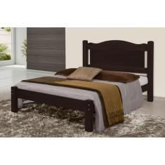 Cama Queen Size Paris de Madeira Maciça Tauari