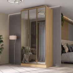 Guarda-roupa 3 Portas Reflecta Ravi Olmo Italiano