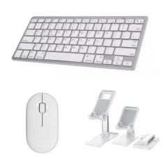 Teclado Bluetooth + Mouse Bluetooth + Sup. Para Tablet Sm Galaxy S6 Li