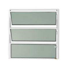 Janela de Alumínio Basculante 60x80cm Vidro Mini Boreal Master Brimak
