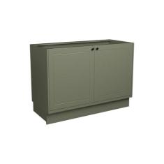 Balcão de Cozinha sem Tampo Évora 2 PT Verde Hill 120 cm - Mobly