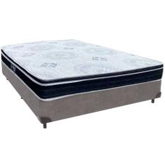 Cama Box e Colchão Orthosono D33 Com Pillow Top Viúvo Anjos