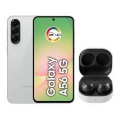 Smartphone Samsung Galaxy A56 128GB 5G 8GB RAM - Cinza + Fone de Ouvid