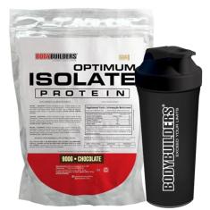 Kit Optimum Isolate Whey Protein Chocolate 900g + Coqueteleira - Bodybuilders