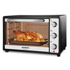 Forno Elétrico Mondial 52L Grand Family II FRN-52-B 1800W Preto/Inox - 110v