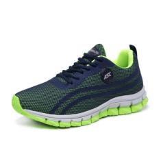 Tênis Corrida Feminino Masculino ASC - LG21 (Preto X Verde, BR, Adulto, Numérico, 41)