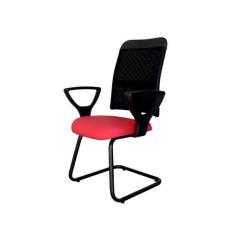Cadeira para Escritório e Home Office Linha Conti Vermelho - Design Of