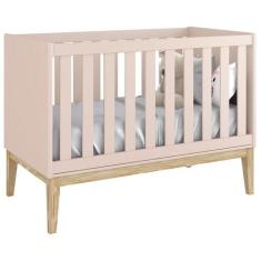 Berço Americano New Classic Rosa Madeira Natural  Reller