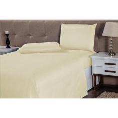 03 Jogos Cama Casal Lençol 4 Peças Padrão C/ 0,30 Cm Alt Algodão - Sim