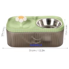 Bebedouro 2 Em 1 Gatos E Animais Estimação 3L, Comedouro E