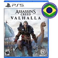 Assassins Creed Valhalla PS5 Mídia Física Edição Dublada em Português Playstation 5