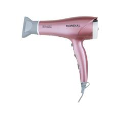 Secador de Cabelo Mondial Tourmaline Ion Golden - Rose 2000W 2 Velocid