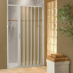 Kit Box Frontal Sanfonado de PVC 185cm x 100cm x 10mm BCF Branco