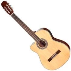 Violão Eletroacústico Canhoto Flat Nylon Hofma Hmc 225F Lh