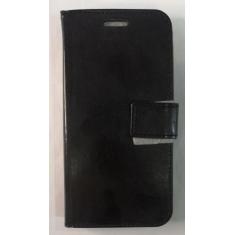 Capa Capinha Carteira k9 plus Diversas Cores lisa - sem, preto