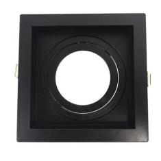 Spot de Embutir Face Recuada Direcionável Par 20 Preto DS2427 Delis