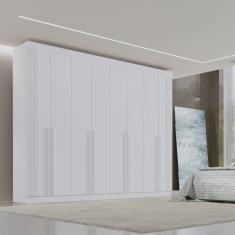 Guarda-roupa Casal mdf 08 Portas Império Ripado