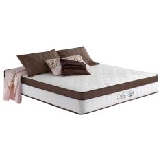 Colchão Casal Molas MasterPocket Ensacadas New King Euro Pillow Brown (138x188x30) - Anjos