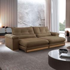 Sofá Dubai Veludo 02 Módulos De 80 Cm B25 Cm Meu Sofá Online B016 Veludo Marrom