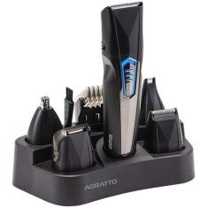 Aparador De Pelos Vizzo Ap 03 Agratto 7 Em 1 Preto Bivolt