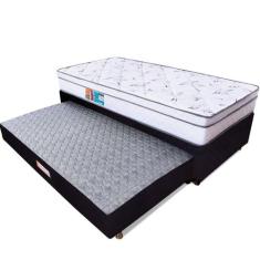 Cama Box Solteiro Colchão Molas Ensacadas Com Pillow Bicama Colchão Es