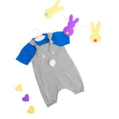 Fantasia Coelho AZUL - PÁSCOA - QUIMERA KIDS, 1