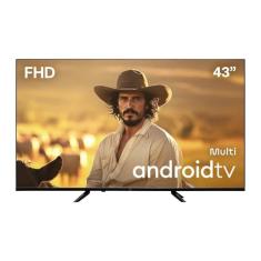 Smart TV 43” Multi DLED Android TV 3 HDMI 2 USB Full HD - TL066M