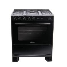Fogão Suggar Cook Start Mesa Inox 5 Bocas Fgics520pt Preto Bivolt