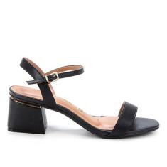 Sandália Vizzano Lisa Salto Bloco Feminina-Feminino