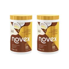 Creme De Tratamento Novex 1Kg Oleo De Coco - Kit Com 2Un