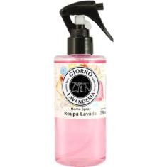 Sprays de Ambiente com Perfume (Aromatizador de Ambientes), Roupa Lavada, Giorno Lavanderia, 250 ml, Rosa