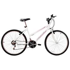 Bicicleta Feminina Aro 24 18V Dalia Cor Branca - Dalannio Bike