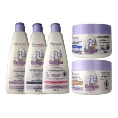 Kit Arvensis Tratamento Infantil Cachinhos Naturais 5 Itens