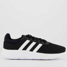 Tênis Adidas Lite Racer 4.0 Preto e Branco-Masculino