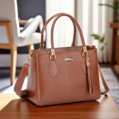 Bolsas femininas Duarts Lorena tendencia 2025 Lançamento, Marrom
