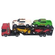 Caminhão Cegonha De Brinquedo Truck Game Line Bs Toys