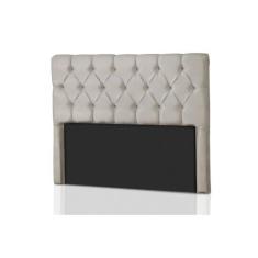 Painel de Cama Box Estofada Casal Califórnia Suede Bege - Probel