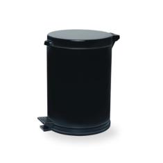 Lixeira Preta Com Pedal Recipiente Plástico 4,5 Lts - Viel