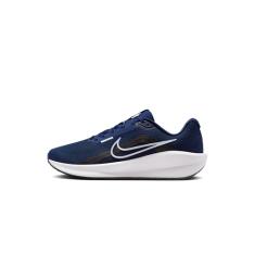 Nike Tênis de corrida masculino Downshifter 13 Road, Azul-marinho/platina pura/preto/branco, 39