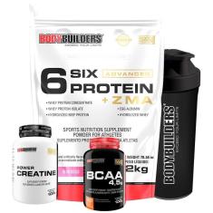 Kit Whey Protein Iso Protein 2kg + Optimum Isolate Protein 2kg Refil - Bodybuilders-Unissex