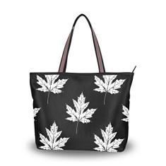 Bolsa de ombro feminina My Daily com folhas de bordo, Multi, Medium